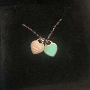 Return to Tiffany Double Heart Tag Pendant